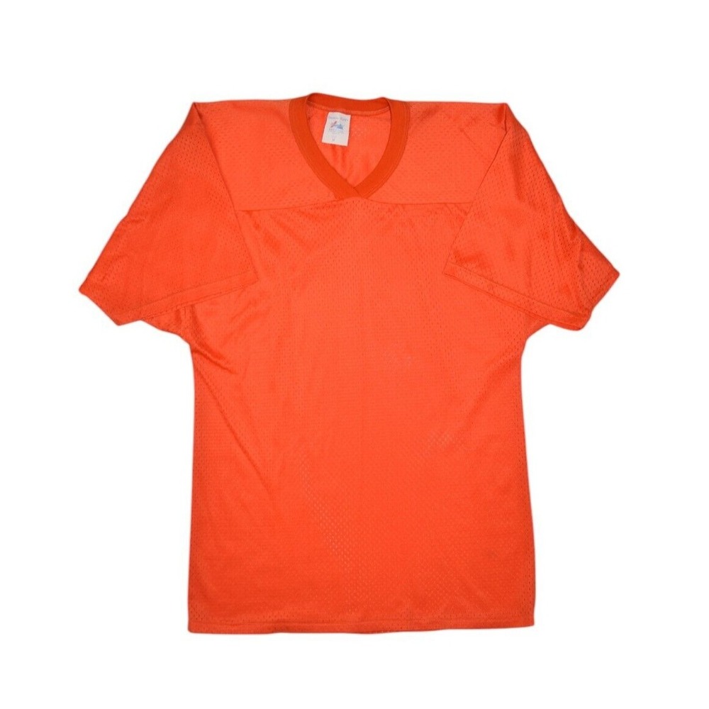 Vintage Football Jersey Medium Majestic Mesh Practice Orange Tackle Tuff USA